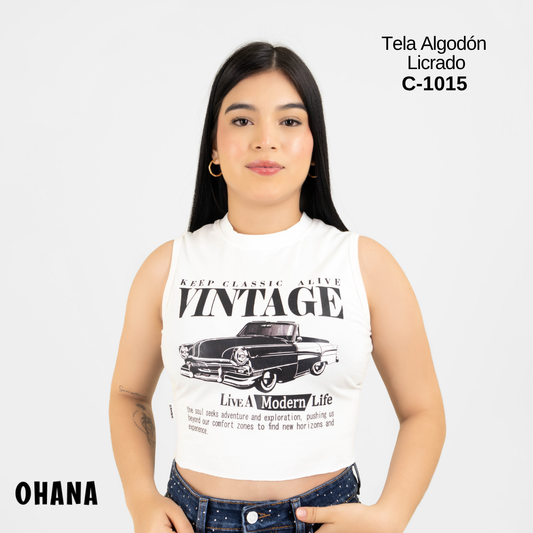 CAMISA TELA ALGODÓN REF C-1015