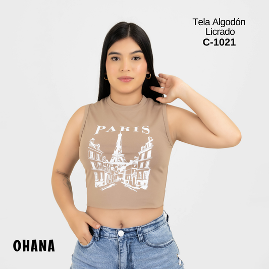 CAMISA TELA ALGODÓN REF C-1021