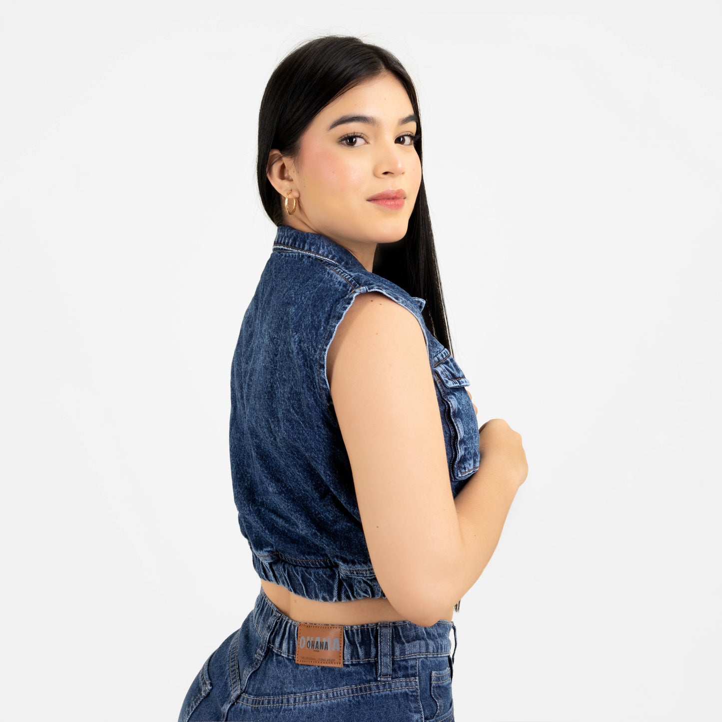 SETS DENIM REF 1221 (chaleco y bermuda)